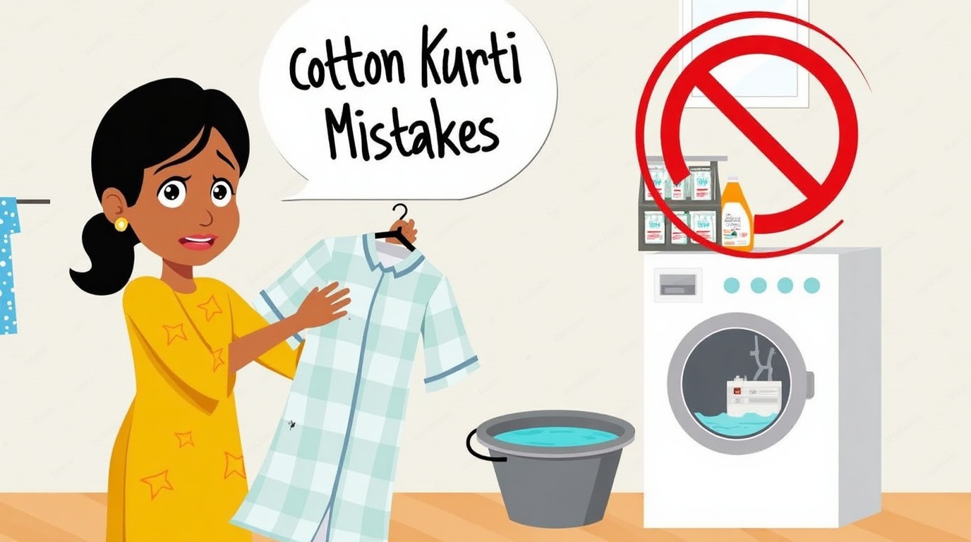 The Cotton Kurti Killer Mistake: Why Your Favorite Kurtis Keep Shrinking (And How to Stop It) The Cotton Kurti Killer Mistake: Why Your Favorite Kurtis Keep Shrinking (And How to Stop It)
