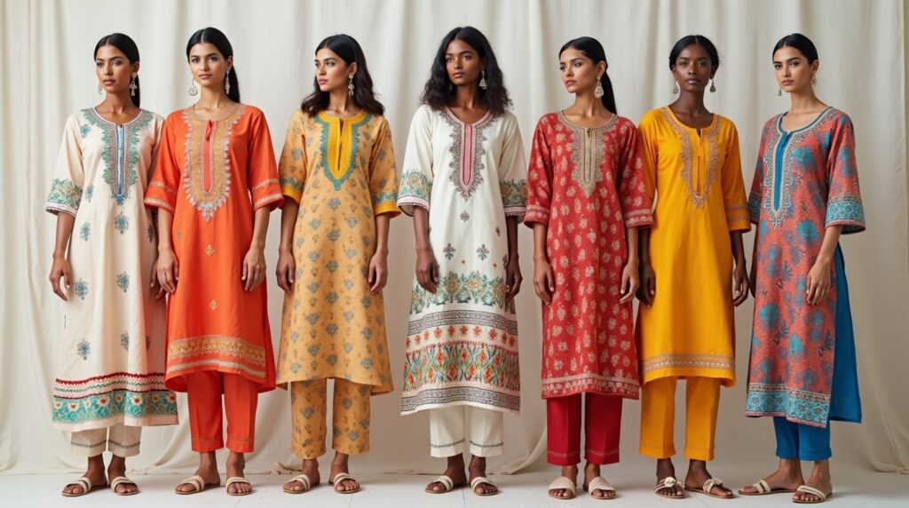 7 Cotton Kurti Looks That Will Make Your Colleagues Ask "Where Did You Get That?" cotton kurti looks